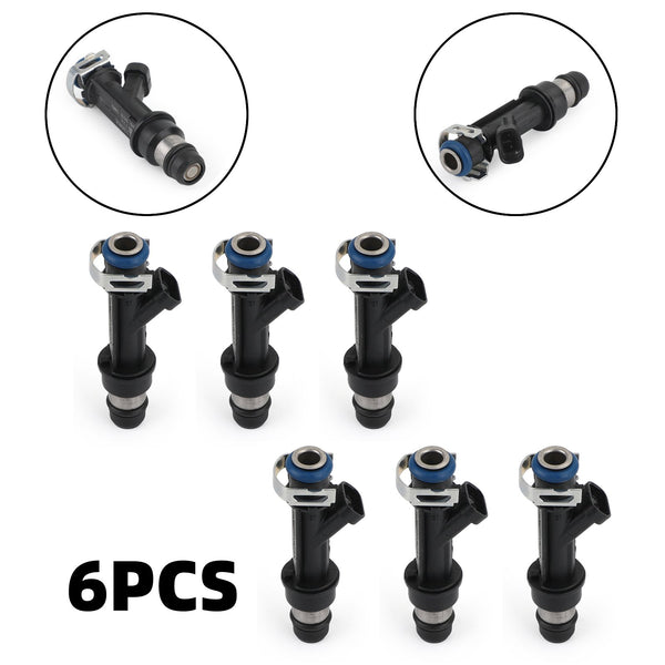 6Pcs Fuel Injectors Fit 02-04 Buick Chevy Oldsmobile GMC Isuzu 4.2L 25313185