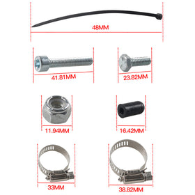 2011-2023 Ford F250 F350 F450 6.7L Powerstroke Diesel GR Delete Kit w/Radiating Pipe Generic