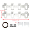 551316 Adapter für Zylinderkopf mit Domanschluss und Ansaugkrümmer mit rechteckigem Anschluss, passend für LS1, LS3, LSA, ZL1, CTS-V, LSX-Serie, generisch