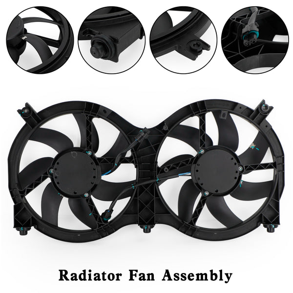 2013-2019 Nissan Pathfinder Radiator Cooling Fan Assembly 214813JA2E 214813JA0E NI3115149 214813JA1B Generic