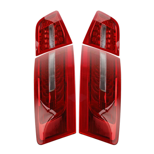 2009-2011 Audi A6 C6 Sedan 4 piezas interior+exterior maletero LED luz trasera 4FD945093B 4FD945094B genérico