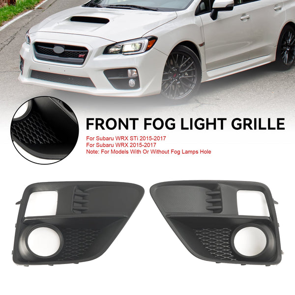 2015-2017 Subaru WRX & STi 2 pièces couvercle de phare antibrouillard avant grille de calandre 57731VA000 57731VA010 générique