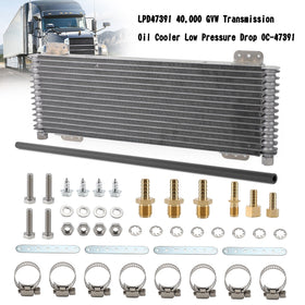 Transmission Oil Cooler Low Pressure Drop OC-47391 LPD47391 40000 GVW  Generic