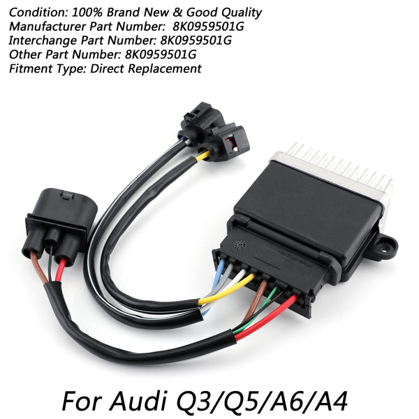 Modulo unità di controllo ventola di raffreddamento motore Audi Q3 Q5 A4 A6 8K0959501G generico