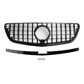 2015–2019 Mercedes Benz Vito W447 GT Stlye Gloss Black Front Bumper Grille Generic
