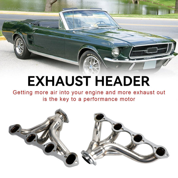 1964-1973 Mustang 4.7L 289/ 5.0L 302 Edelstahl Hugger Auspuffkrümmer Generic