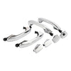 2014-2018 GMC Sierra 1500 (submodel: Base, Denali, SLE, SLT) 4pcs Exterior Door Handle Chrome 14575050