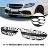 C-CLASS W205 2015-2018 Base Sedan Mesh Cubierta de luz antiniebla delantera 2058850723 2058851123 Genérico