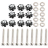 6/8/10/12pcs REPAIR KIT Star nuts 1/4-20 screws For 1