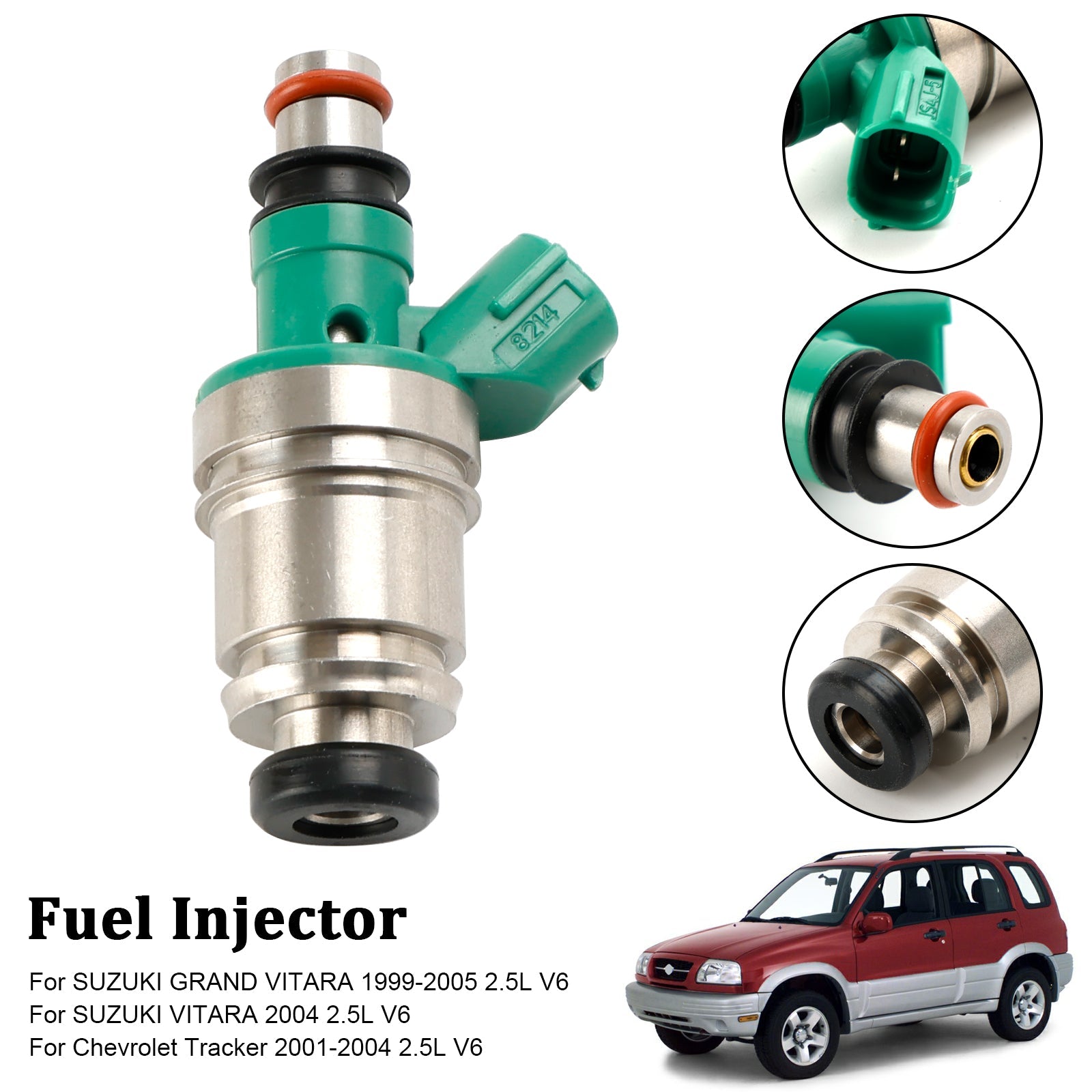 1999–2005 Suzuki Grand Vitara 2,5 l V6 Einspritzdüse 15710–67D00 JS4J–5