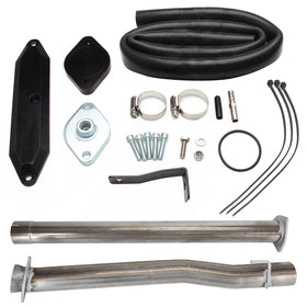 Tubo de escape silenciador de 4 pulgadas + kit de eliminación EGR para Ford F250 F350 F450 Super Duty genérico 2011-2022 6.7L