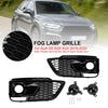 2018–20 RSQ5 Audi Q5 SQ5 SUV Black Front Honeycomb Fog Lamp Grilles Cover Generic