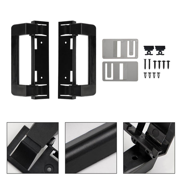 2ÁRV Suporte para maçaneta de porta de geladeira, hardware preto para Dometic 3316882900 genérico