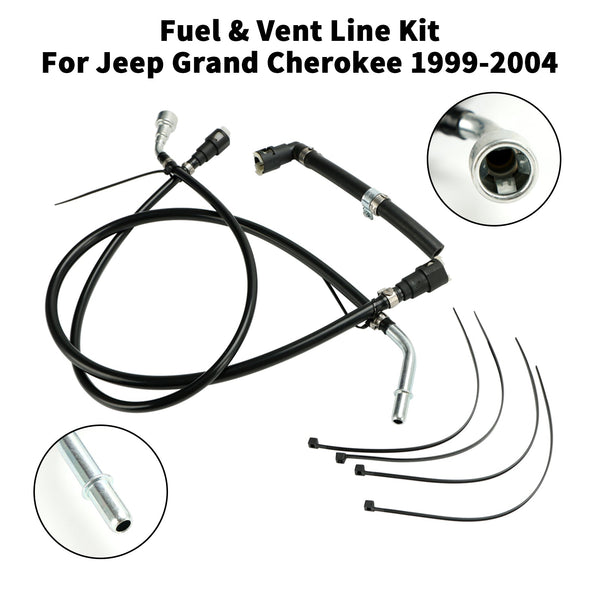 1999-2004 Jeep Grand Cherokee Pump To Filter Fuel Line Set FL-FG0918 68202490A Generic