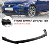 2012–2020 Seat Leon 5F Gloss Black Front Spoiler Lippe Performance Generic