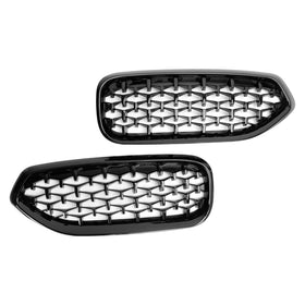 2019-2023 BMW G29 Z4 Diamond Style Gloss Black Front Kidney Grill Grille 51138091295 Generic