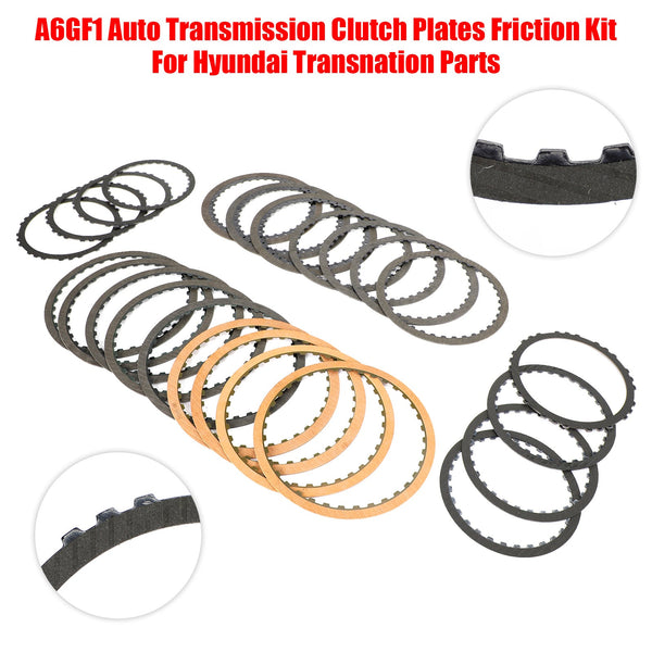 Kit de Friction de disques d'embrayage de Transmission automatique A6GF1, pour pièces de Transmission Hyundai B212880A générique