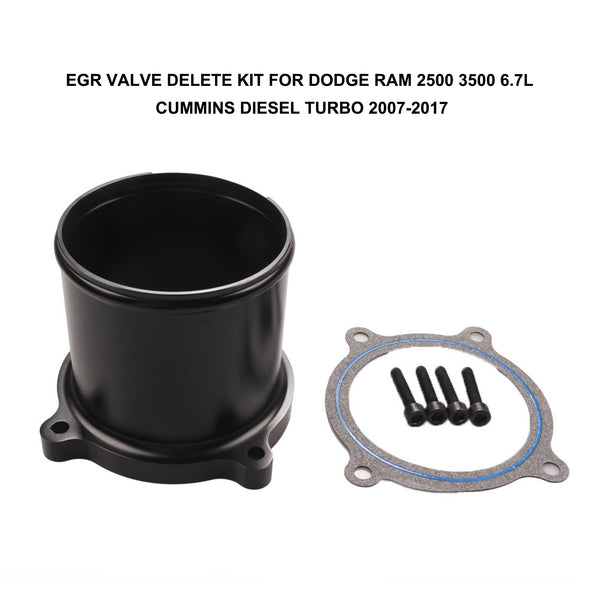 07-17 Dodge Ram 2500 3500 6.7L Cummins Diesel Turbo EGR Valve Delete Kit Generic