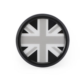 BMW MINI Cooper Black & White UK Flag Grille Front Grill Emblem Badge Generic