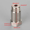 4PCS M18*1.5 CEL Check Engine Light O2 Sensor Test Pipe Extension Extender Adapter Spacer 45mm Generic