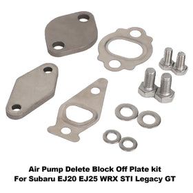 Air Pump Delete Block Off Plate kit For Subaru EJ20 EJ25 WRX STI Legacy GT Generic