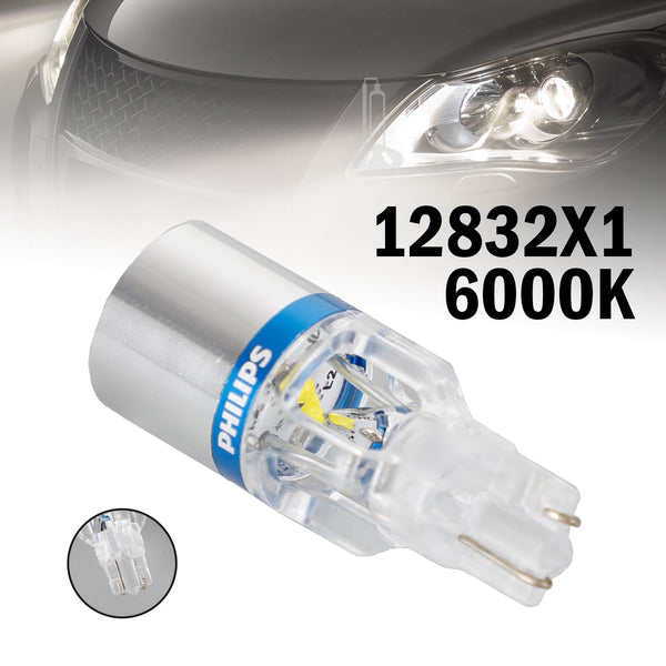 Für Philips 12832X1 Car X-treme Ultinon LED T16 12V3W 200LM 6000K W2.1*9.5D Generisch