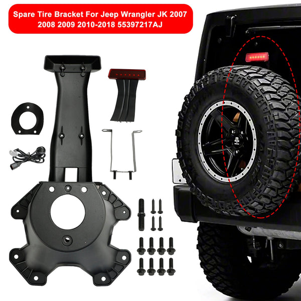 2007-2018 Jeep Wrangler JK suporte de pneu sobressalente 55397217AJ genérico