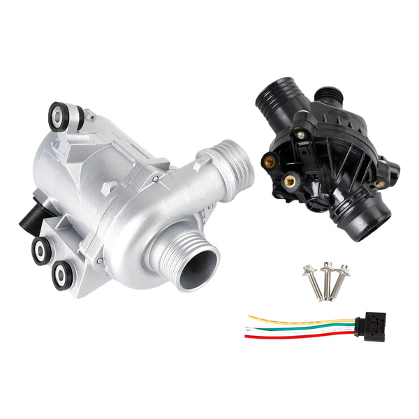 2006-2007 BMW 525i 525xi elektrisk vattenpump med termostat & bult 11517586925 11537549476 Generisk