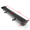 Universal Hatch Aluminum GT Rear Trunk Wing Racing Spoiler With Red Light B #D2 Generic