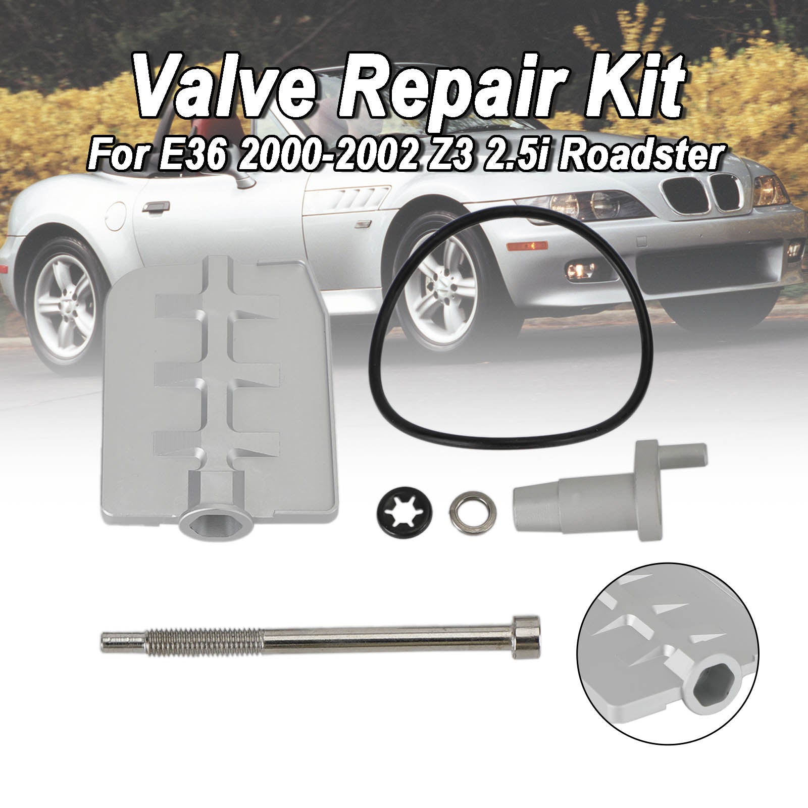 Ventilreparationssæt Rebuild Rattle Fit BMW DISA Fix Overhaul M54 2.2 2.5 Aluminium
