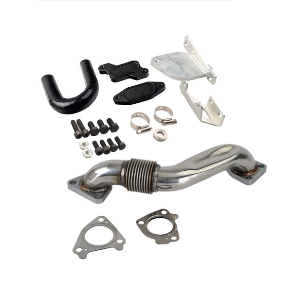 2007.5-2010 Silverado GMC 2500 3500 LMM 6.6L Duramax EGR Kit de exclusão e tubo de subida de passageiro genérico