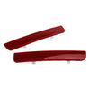 2x Red Rear Bumper Reflector Stop Brake Light LR006348 LR006349 For Range Rover L322 Freelander 2 Generic