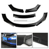 4 STKS Universele Auto Voorbumper Lip Body Kit Splitter Diffuser Protector Zwart Generiek