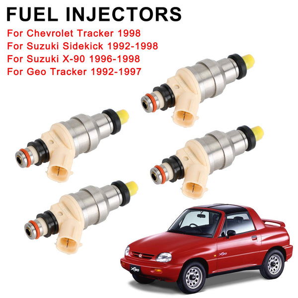 Fuel Injectors 4G1549 1571058B00 INP470 Fit 1998 Chevrolet Tracker Generic