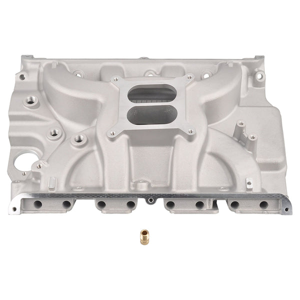 Ford FE 390 406 410 427 428 Collettore Aspirazione Doppio Piano Satinato Alluminio Generico