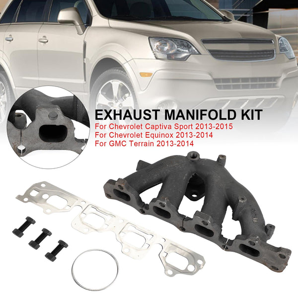 Colector de escape Chevrolet Equinox 2013-2014 12633603 12672961 674-561 genérico