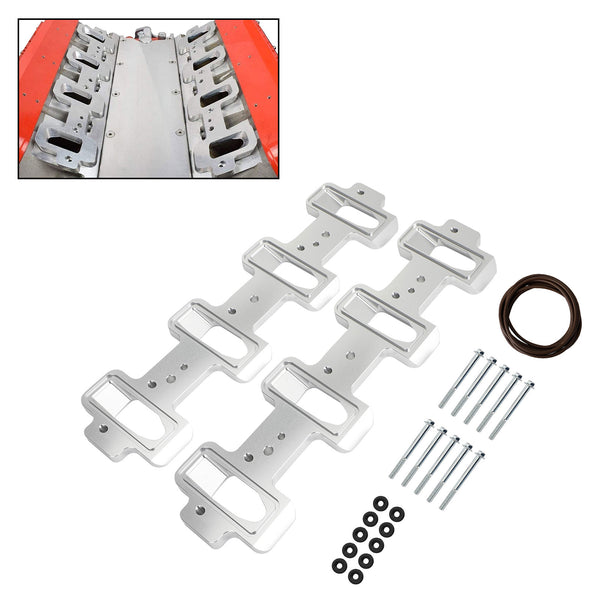 551316 Adapter für Zylinderkopf mit Domanschluss und Ansaugkrümmer mit rechteckigem Anschluss, passend für LS1, LS3, LSA, ZL1, CTS-V, LSX-Serie, generisch