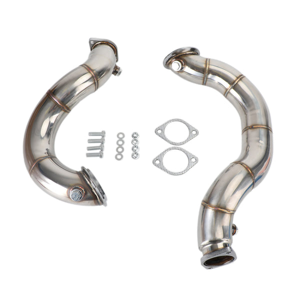 2011-13 BMW E92 335is 3 inch Stainless Steel Exhaust Downpipe Pipes compatible Generic