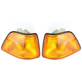 Corner Lights For BMW E36 3-Series 4Dr Sedan/Hatchback 1992-1998 Amber Generic