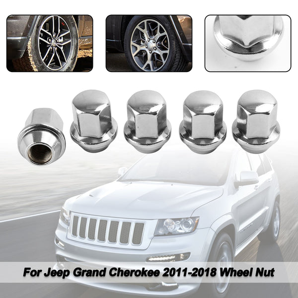 2018-2019 Jeep Wrangler JL 5PCS Lug Nuts 14x1.5 06509422AA 6509422AA Generic