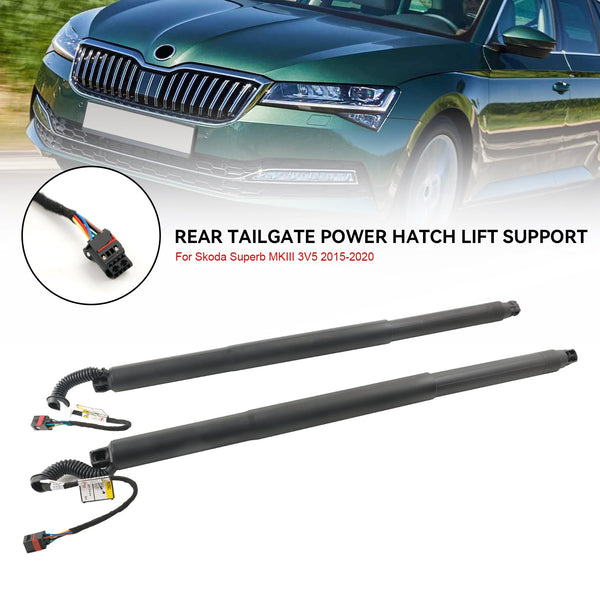 2015-2020 Skoda Superb MKIII 3V5 2PCS Electric Tailgate Gas Struts 3V9827851B 3V9827852B