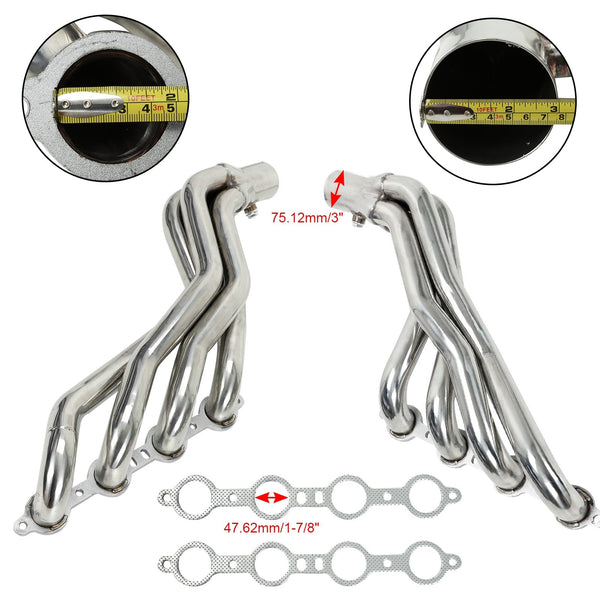 LS1 LS2 LS3 LS6 V8-motoren Roestvrij stalen headers LS Swap Generiek