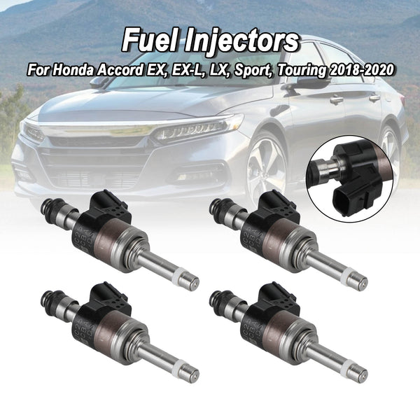 2018-2020 Honda Accord EX EX-L LX Sport Touring 4PCS 16010-5PA-305 Inyectores de combustible genéricos