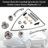 2009-2016 Toyota Venza 3.5L Timing Chain Kit Camshaft Sprocket 1305031141 1305031180 Generic