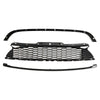 2008-2014 MINI R55 Cooper S & JCW 5-Door Estate 3PCS Gloss Black Front Grille Grill