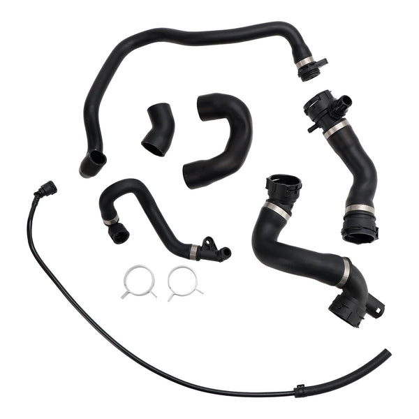 2008-2013 128i Radiator Coolant Water Hose Pipe Kit (7 Hoses) Generic