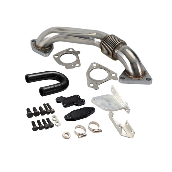 AGR-Löschsatz und Beifahrer-Up-Pipe für Chevy Chevrolet Silverado GMC 2500 3500 LMM 6.6L Duramax 2007.5-2010 Generic