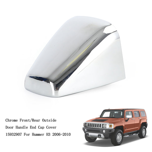 2006-2010 Hummer H3 Chrome Front/Rear Outside Door Handle End Cap Cover Generic