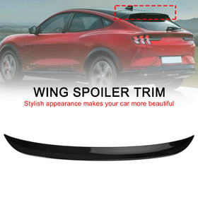 2020–2022 Ford Mustang Mach-E Gloss Black Rear Roof Trunk Lid Spoiler Wing Generic