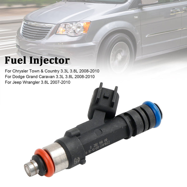 2008-2010 Dodge Grand Caravan 3.3L 3.8L 1 pièces injecteur de carburant 0280158119 812-11131 générique